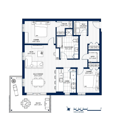Plan Appartement 210