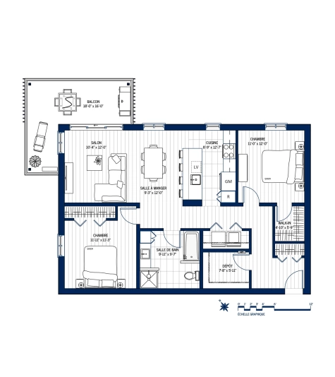 Plan Appartement 211