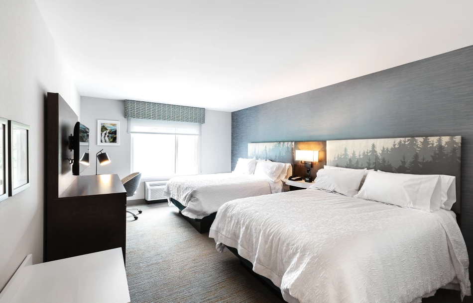 Chambre 2 lits queen Hampton Inn & Suites par Hilton à Beauport