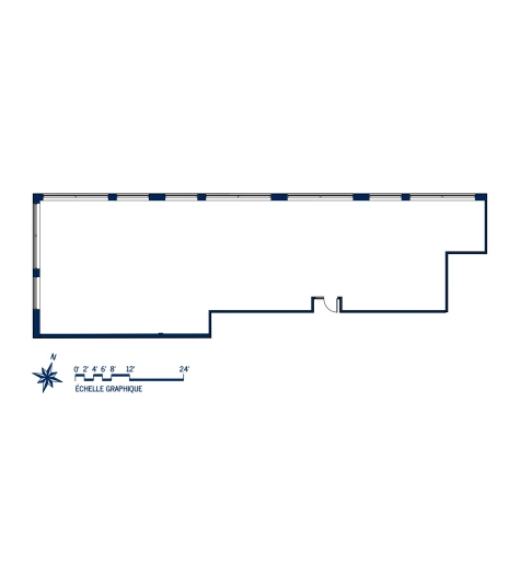 Plan Espace bureau / Espace flexible 2A