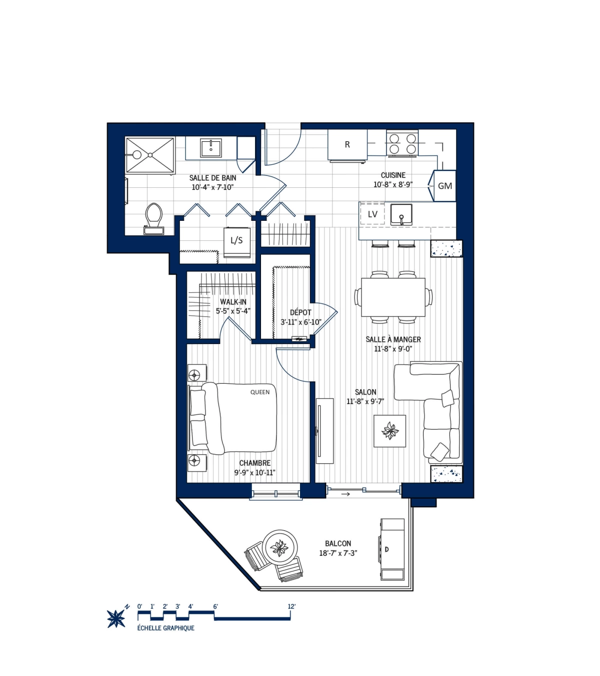 Plan Appartement 601