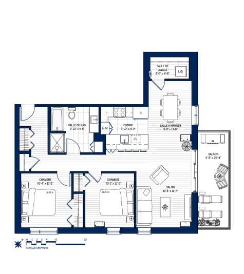 Plan Appartement 1014