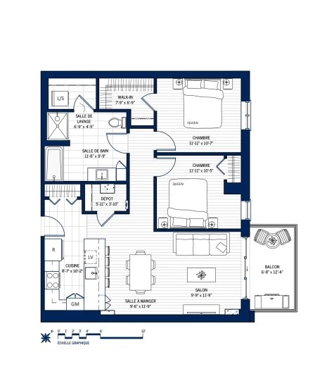 Plan Appartement 1015