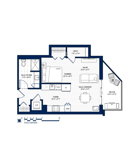 Plan Appartement 416