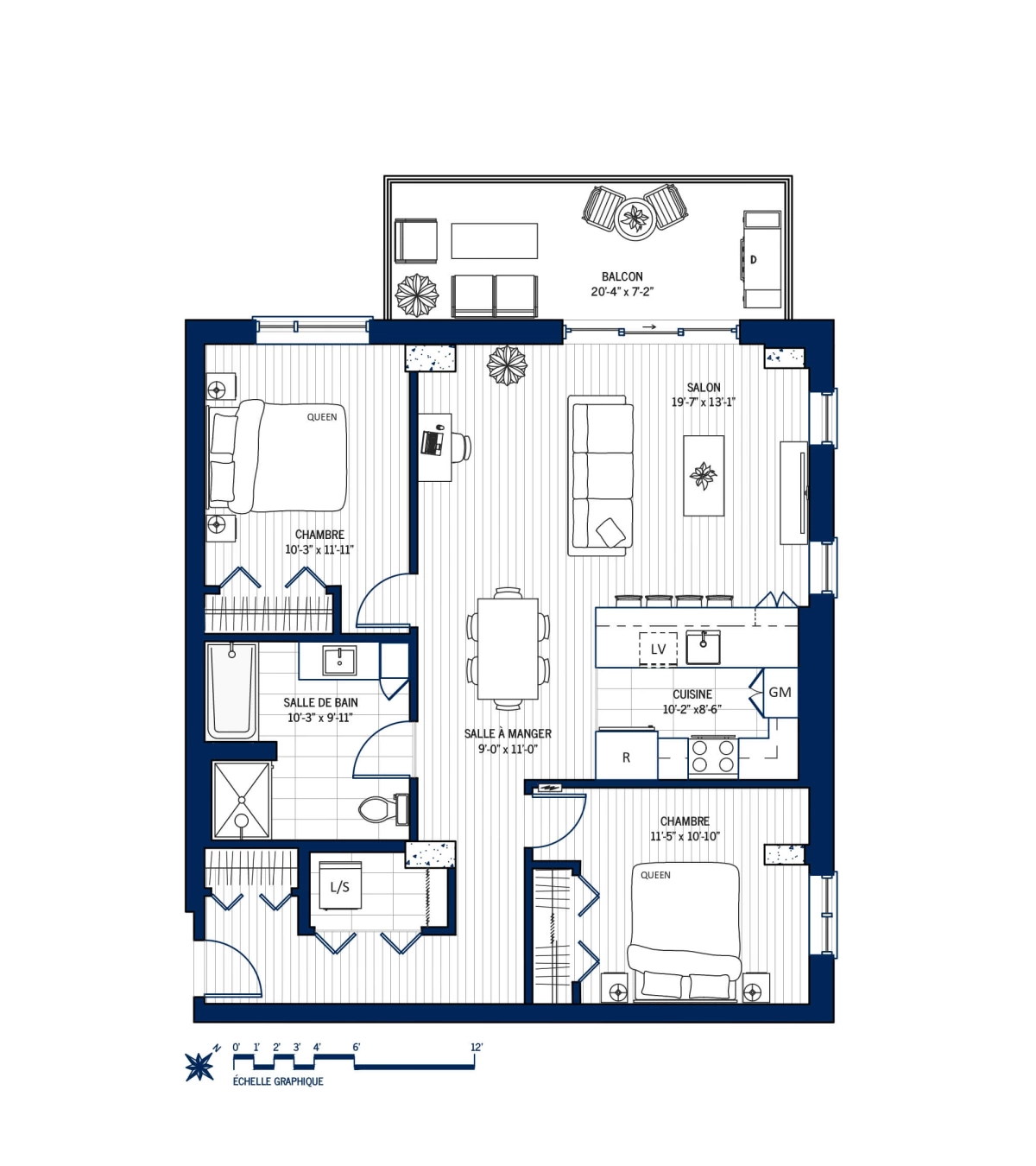 Plan Appartement 604