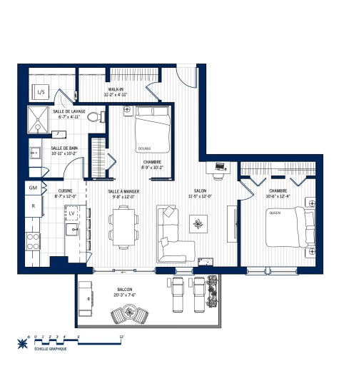 Plan Appartement 1101