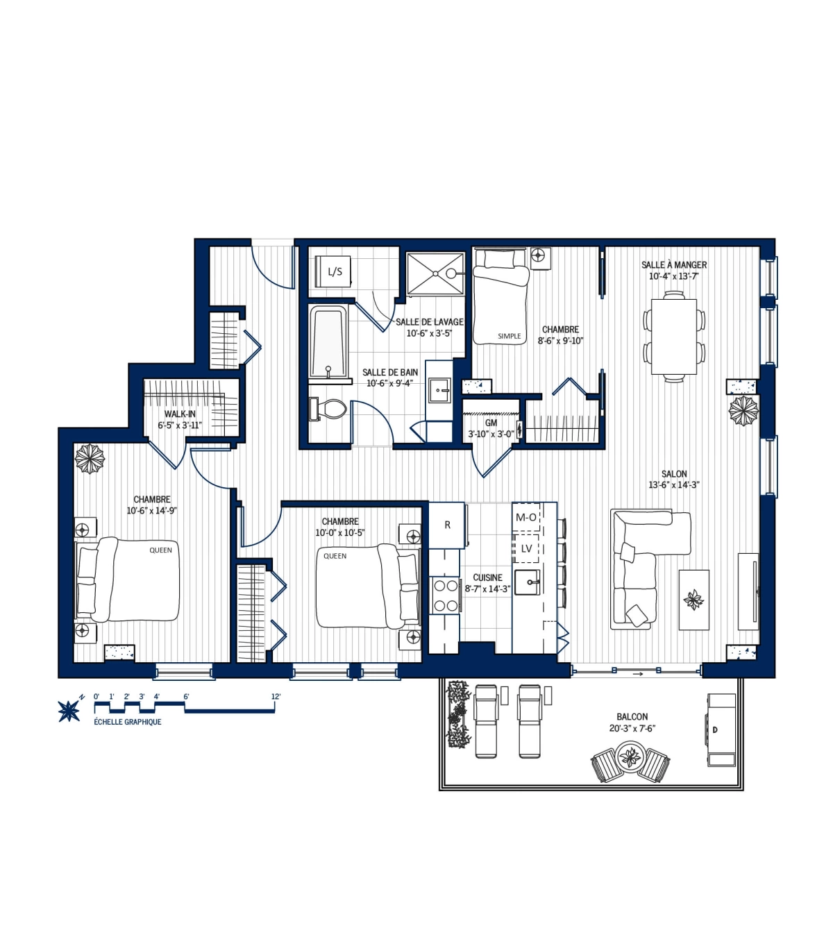 Plan Appartement 1102