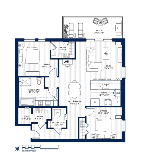 Plan Appartement 1203