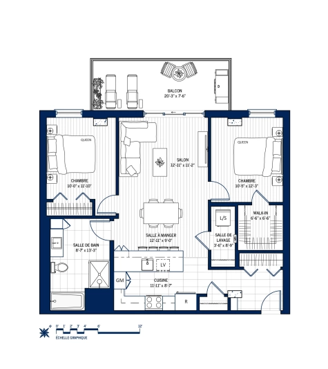 Plan Appartement 1104