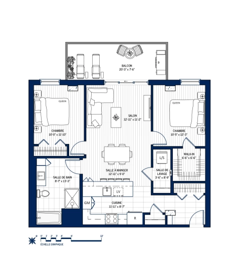 Plan Appartement 1204