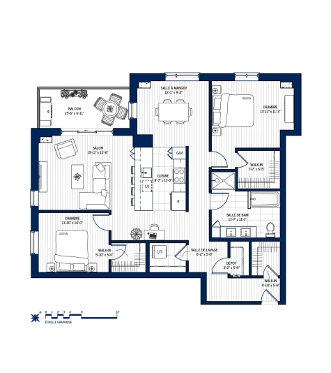 Plan Appartement 1107