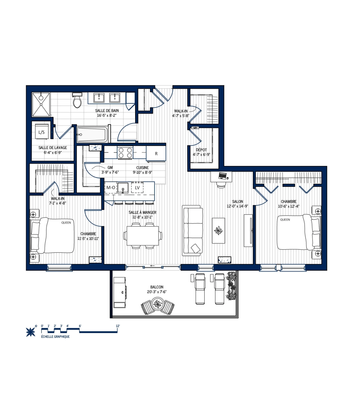 Plan Appartement 1201