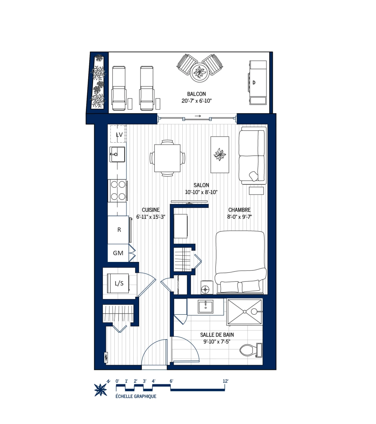 Plan Appartement 107