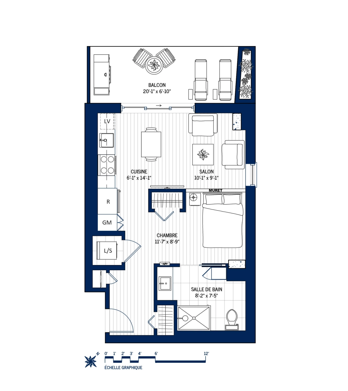 Plan Appartement 110