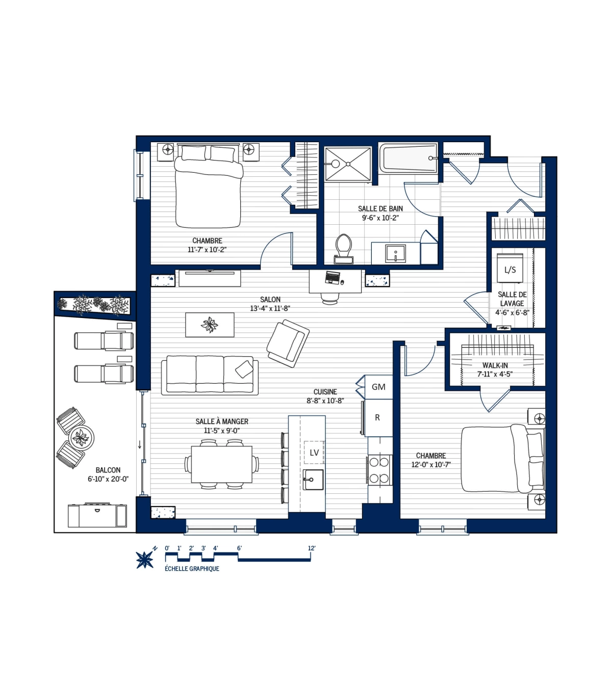 Plan Appartement 114