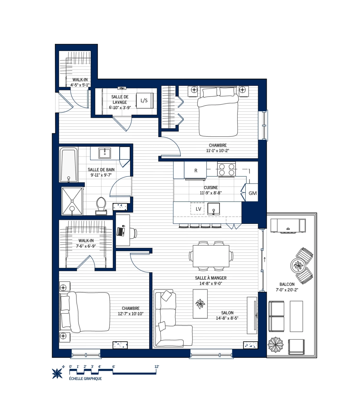 Plan Appartement 413