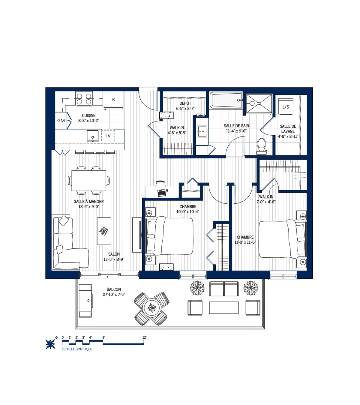 Plan Appartement 701