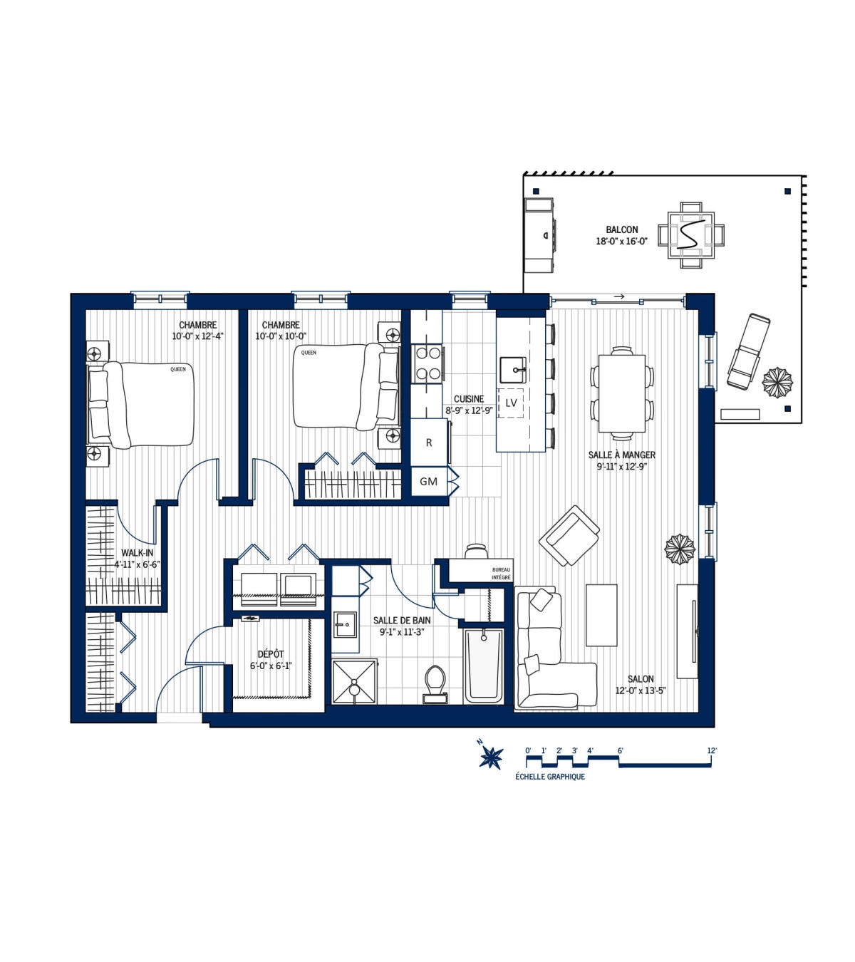 Plan Appartement 104