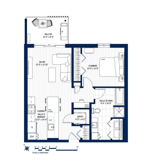 Plan Appartement 105