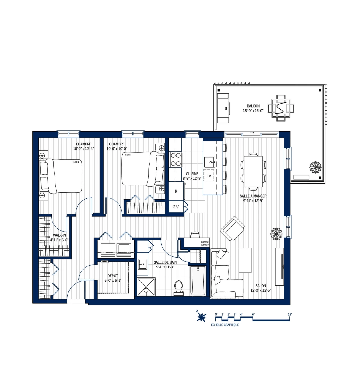 Plan Appartement 404