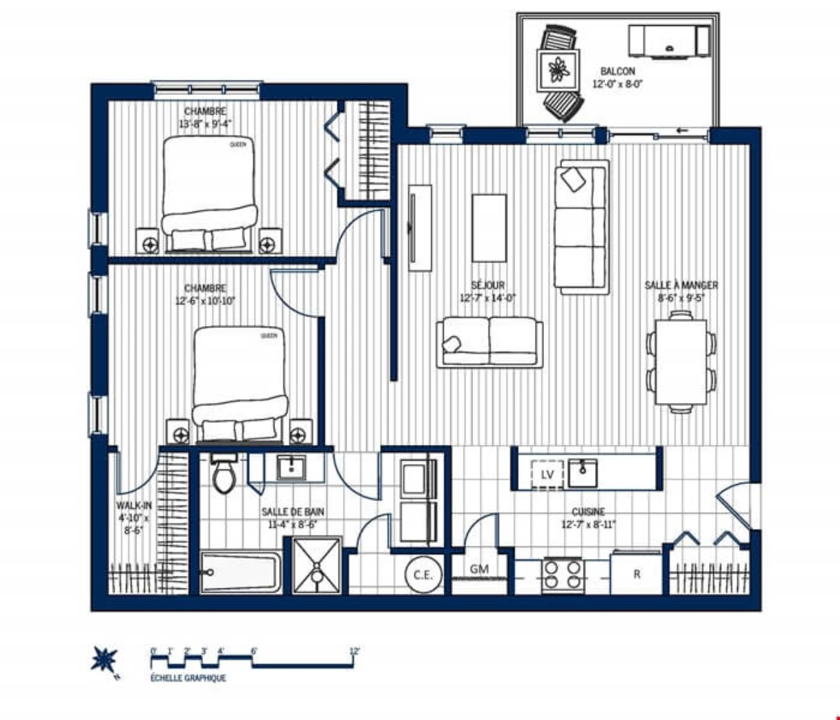 Plan Appartement 103