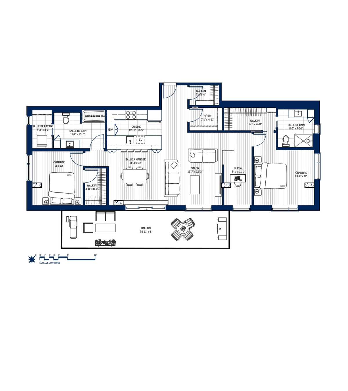 Plan Appartement 612