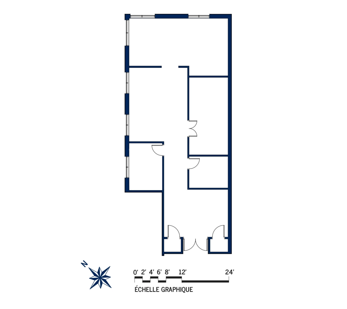 Plan Espace de bureaux 2D