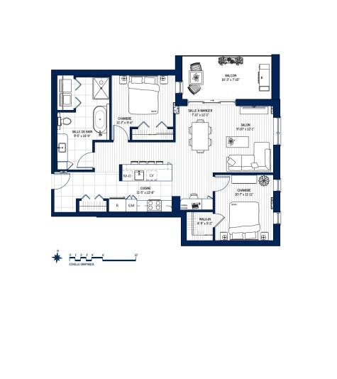 Plan Appartement 303