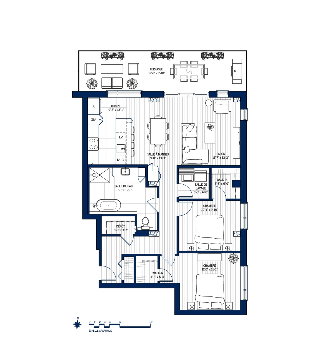 Plan Appartement 105