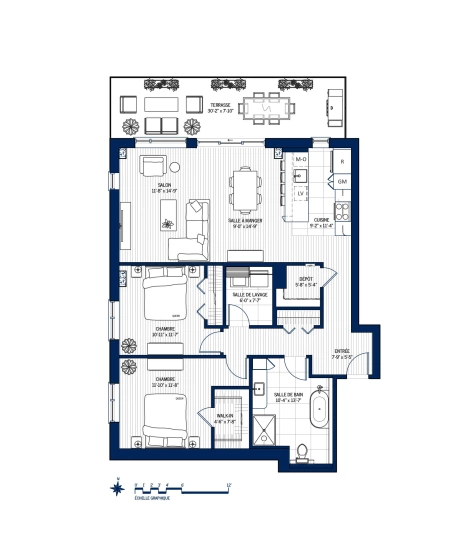 Plan Appartement 106