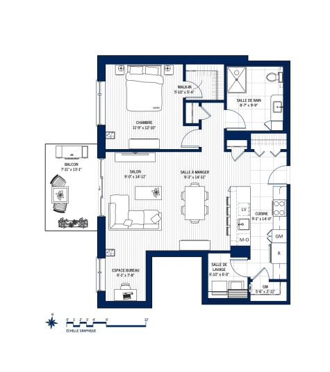 Plan Appartement 107