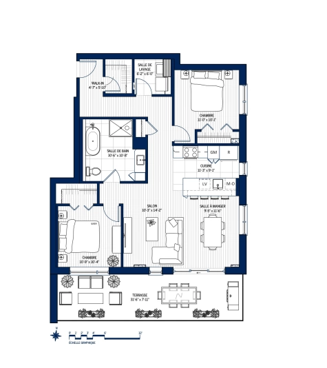 Plan Appartement 202