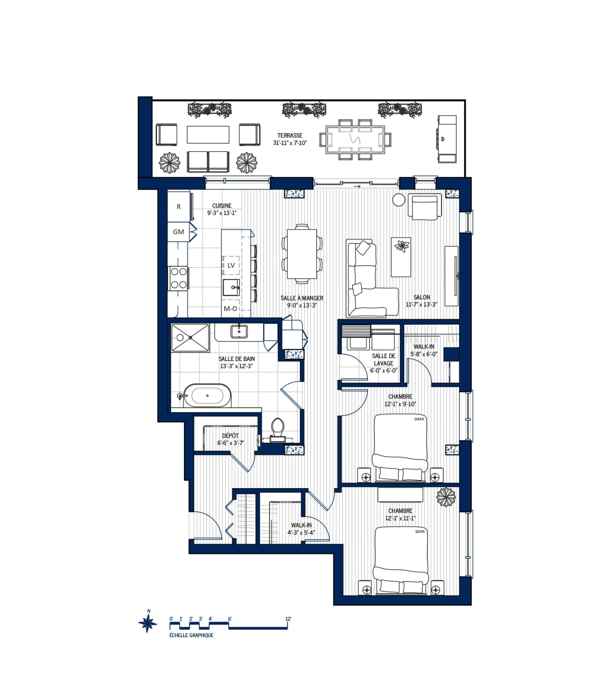 Plan Appartement 305