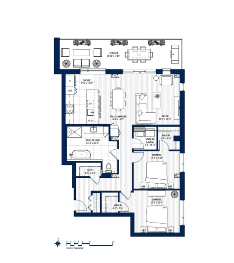 Plan Appartement 205