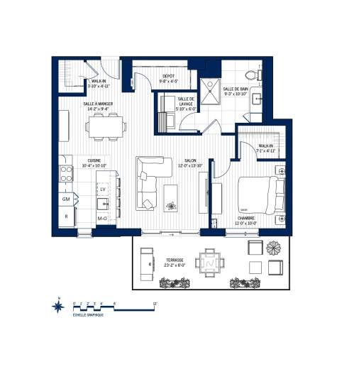 Plan Appartement 701