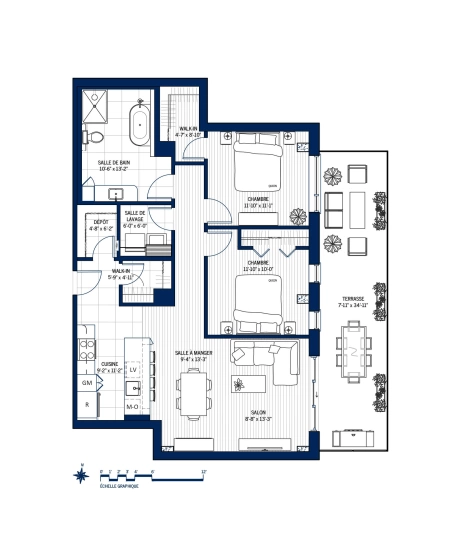 Plan Appartement 404