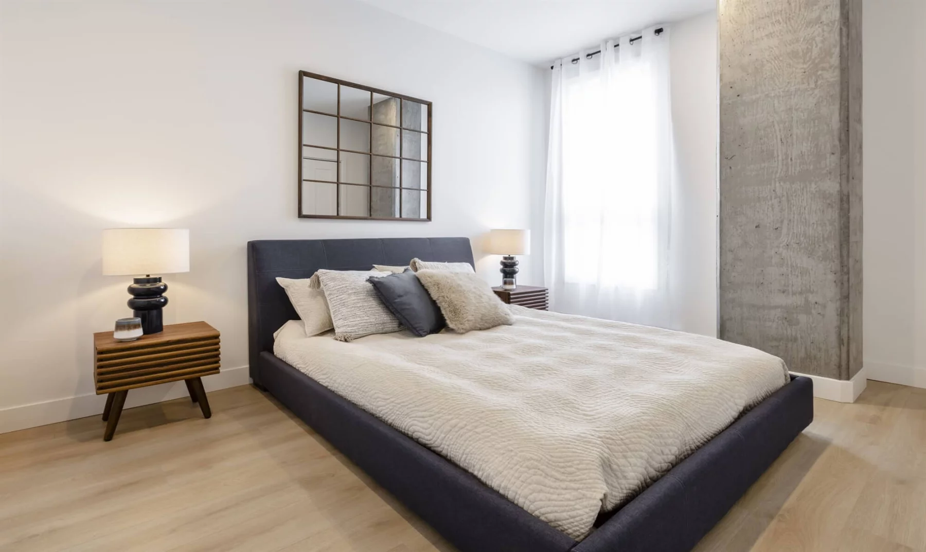 District GC - Phase A - Chambre de l'appartement modèle 4 1/2