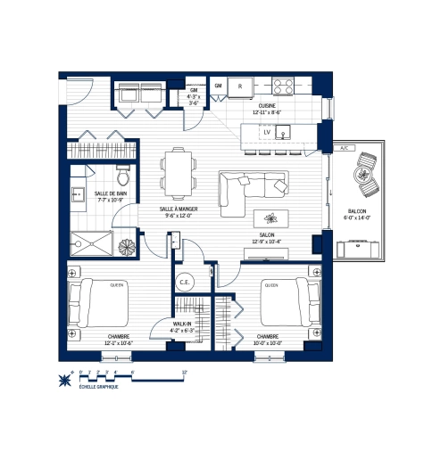 Plan Appartement 707