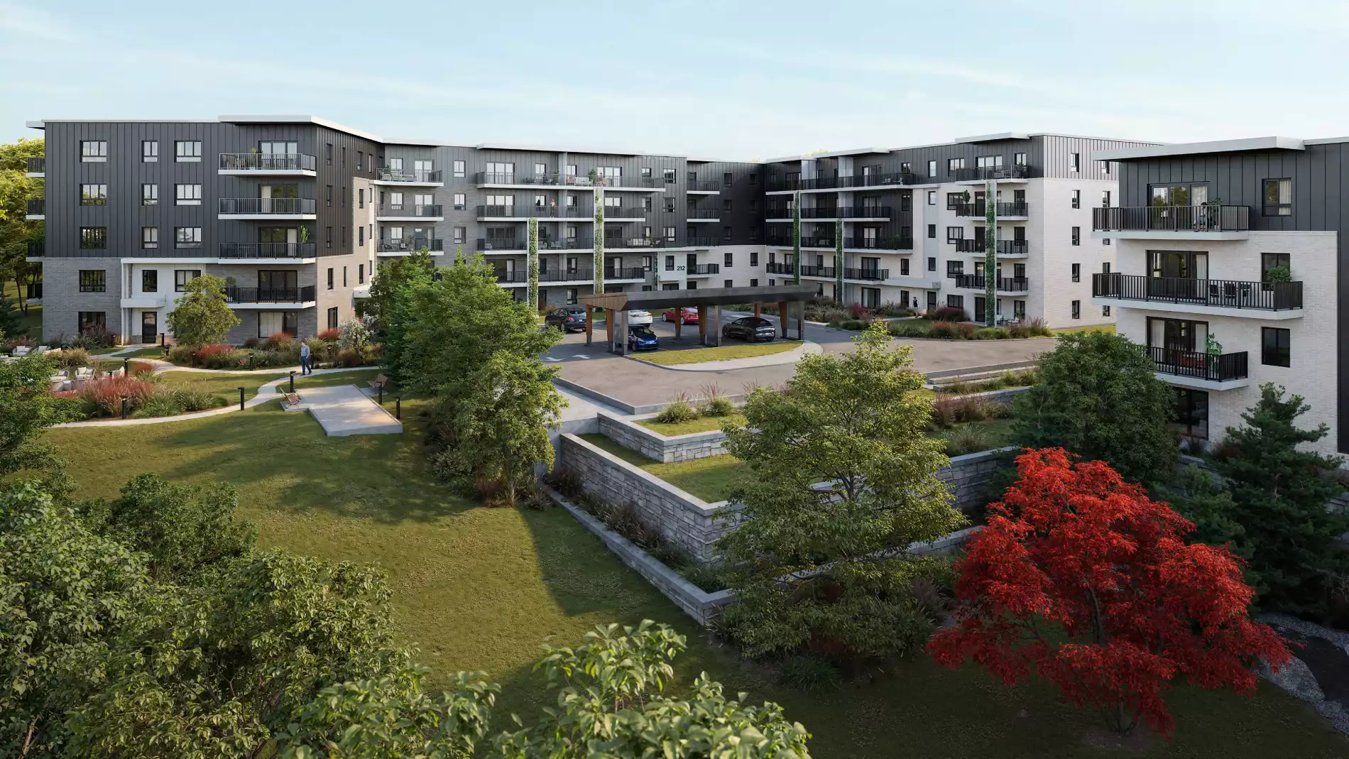 Immeuble extérieur Tria Loretteville