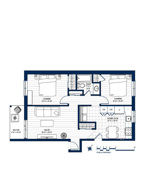 Plan Appartement 1