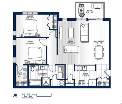 Plan Appartement 203