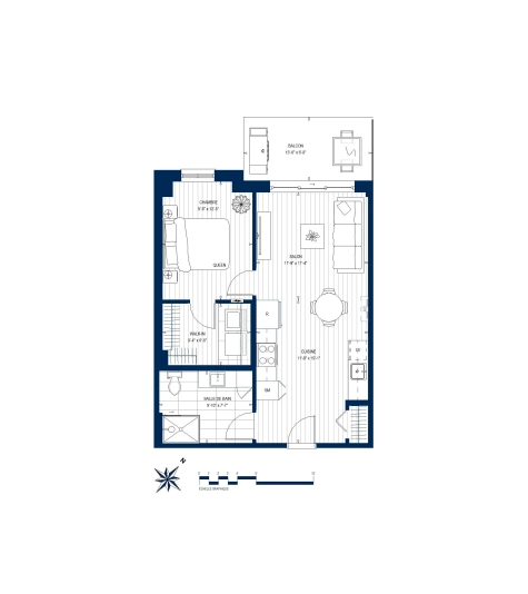 Plan Appartement 105