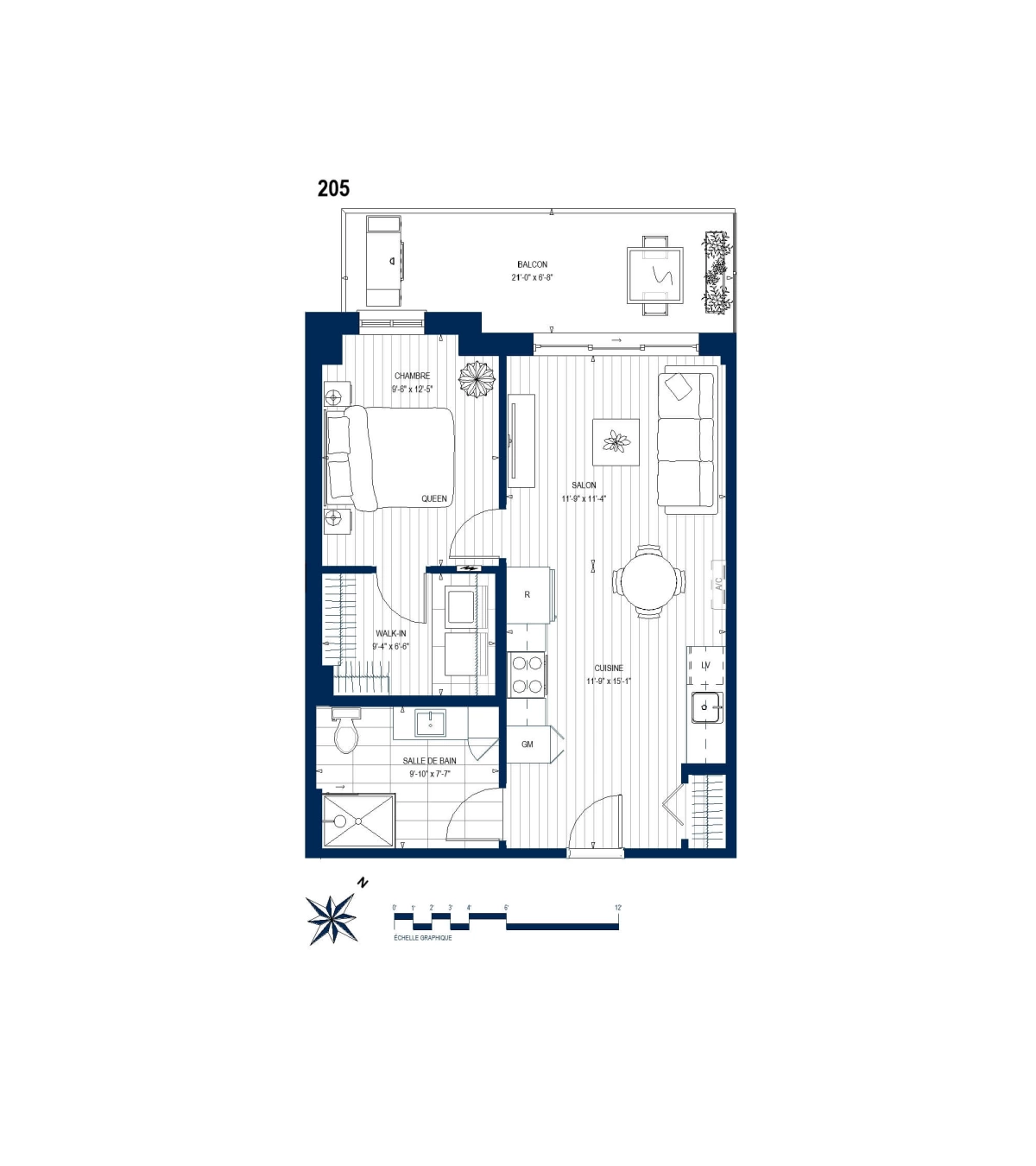 Plan Appartement 205