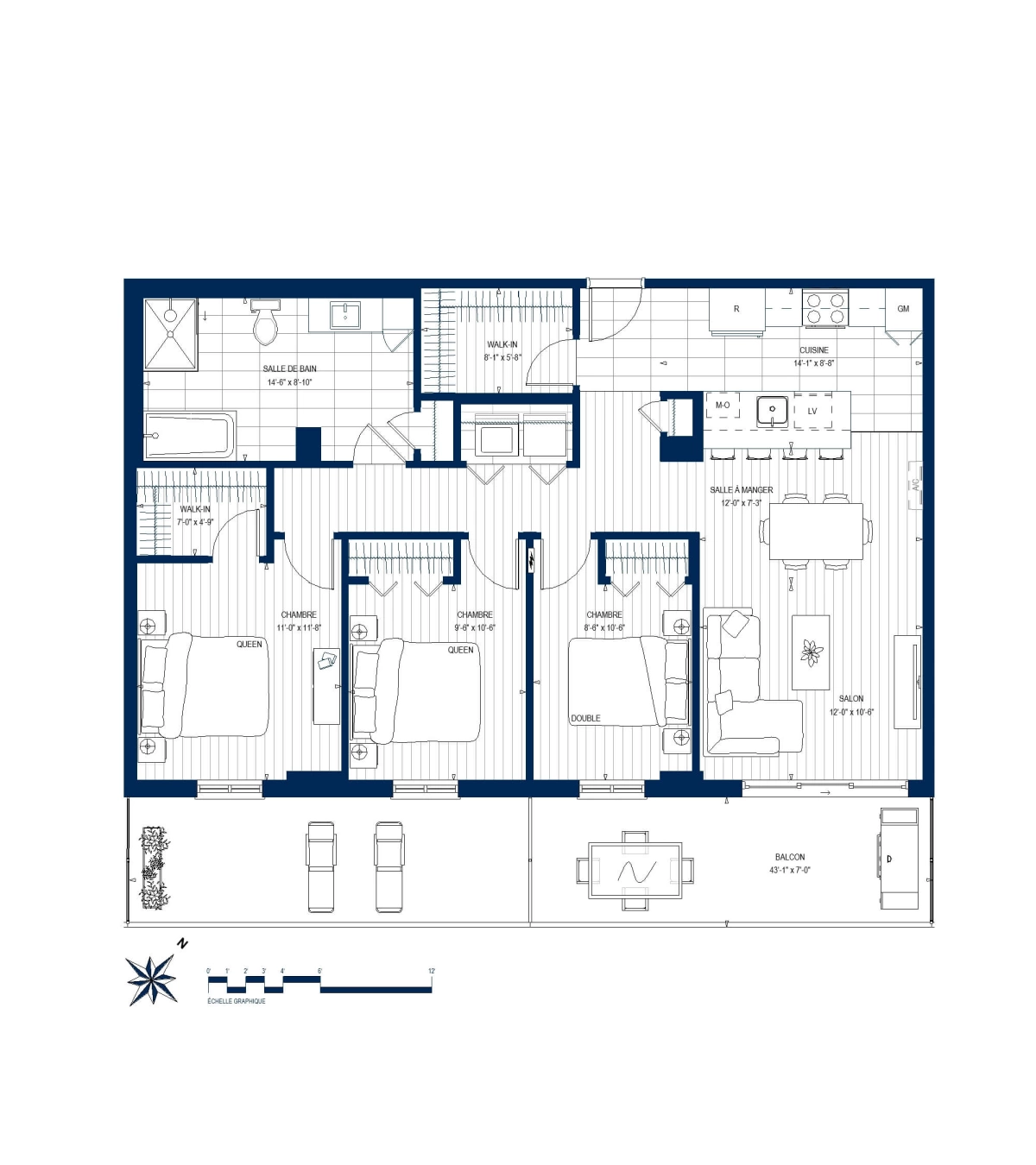 Plan Appartement 408
