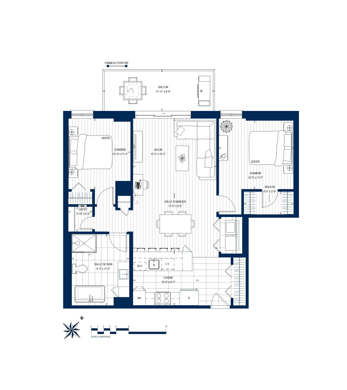 Plan Appartement 212