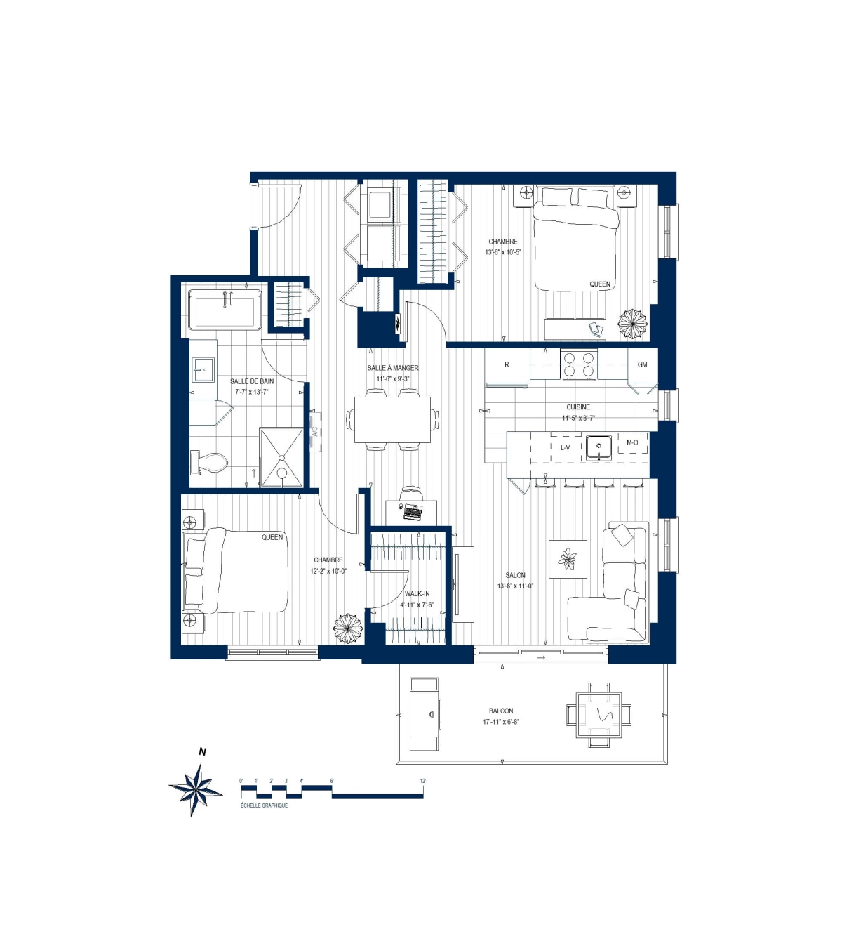 Plan Appartement 420