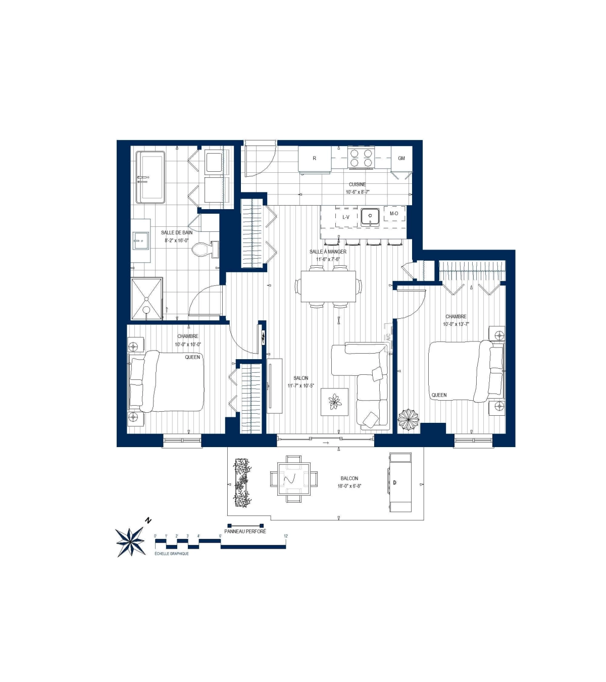 Plan Appartement 122
