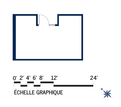 Plan Local commercial et espace de bureaux 2E