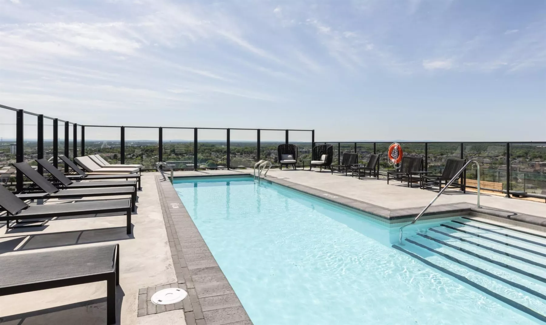 District GC - Terrasse commune «La Plage» - Piscine sur le toit