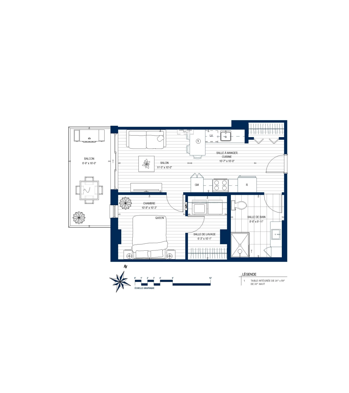 Plan Appartement 115